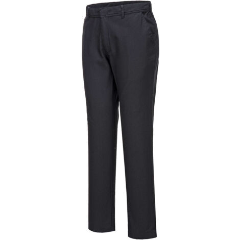 Pantalon Chino Strech Coupe Slim  Couleur : Noir  Short Taille 50 - Portwest