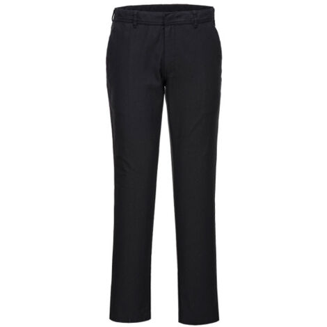 Pantalón Chino Stretch Slim de cierre por barra hechura Regular S232 42 pulgadas Negro