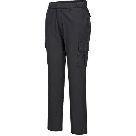 Pantalon Combat Slim Stretch Couleur : Noir  Short Taille 40 - Portwest