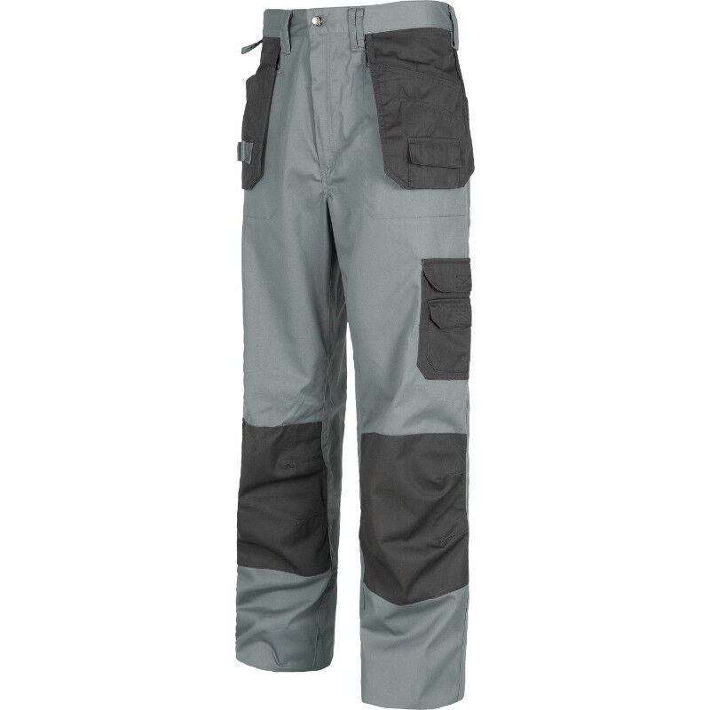 

Pantalón de trabajo multibolsillos con refuerzo en rodilleras Combi B1419 | 46 - Gris Claro+Gris Oscuro - Workteam