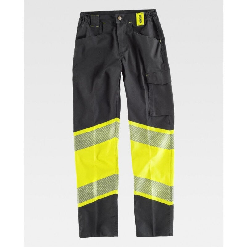 

Pantalón técnico elástico de Alta Visibilidad WORKTEAM Combi C2718 | M - Negro+Amarillo A.V.
