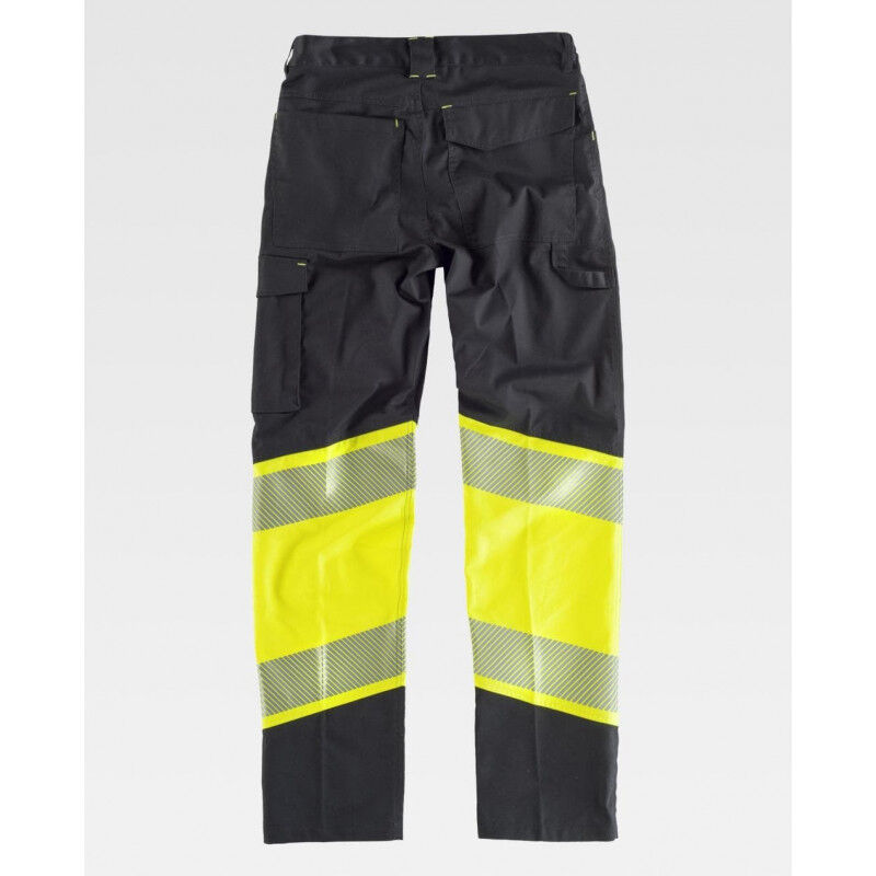 

Pantalón técnico elástico de Alta Visibilidad Combi C2718 | XL - Negro+Amarillo A.V. - Workteam