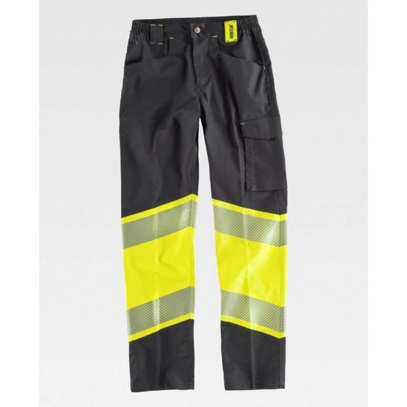 

Pantalón técnico elástico de Alta Visibilidad Combi C2718 | 3XL - Negro+Amarillo A.V. - Workteam