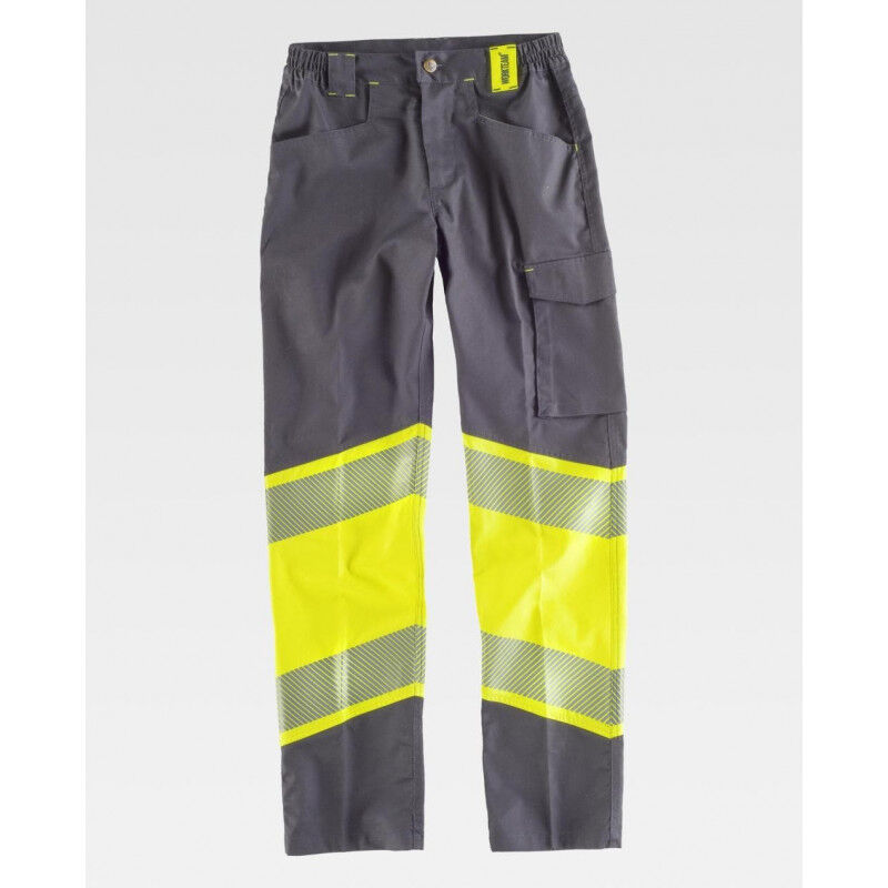 

Pantalón técnico elástico de Alta Visibilidad Combi C2718 | L - Gris Oscuro+Amarillo A.V. - Workteam