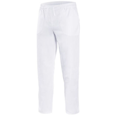 Pantalón con cintas 100% algodón 533005  Blanco - L