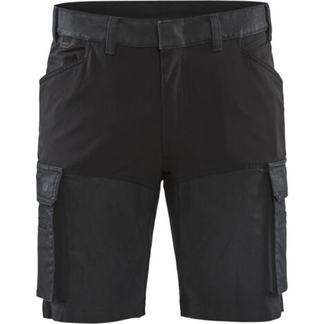 Pantalón corto de mantenimiento stretch 2D 1437 - Marino/Negro S - FR(40) - SE(C46) - Normas