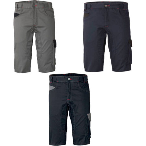 Pantalón corto de trabajo Rossini Stiffer - M - Grigio/Nero