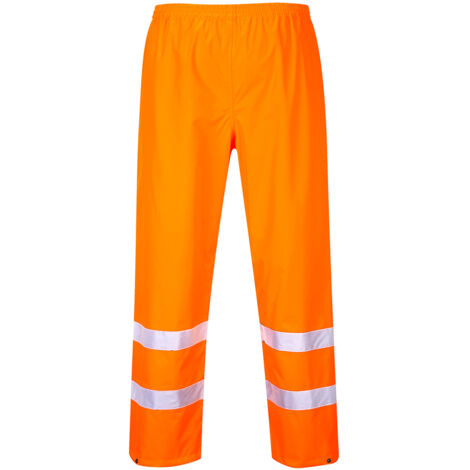 Pantalón de Alta Visibilidad Naranja de Tráfico XS - ES(34-36) - UK(26-28)