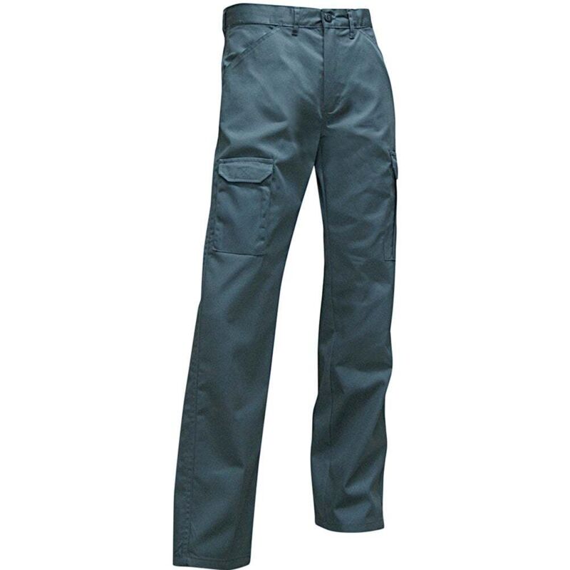 LMA - Pantalon de travail multipoches vert Scie Couleur Vert foncé - Taille Vêtement 58