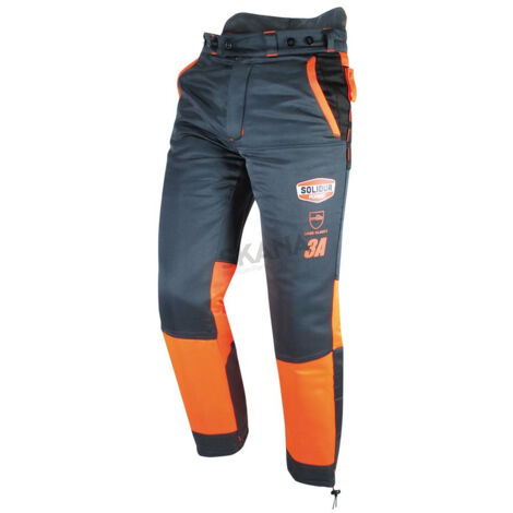 Pantalon De Bûcheronnage Multi-poches. Norme Ce En381-5, Classe 3 (28 M/s), Type A. Taille S 38/40.