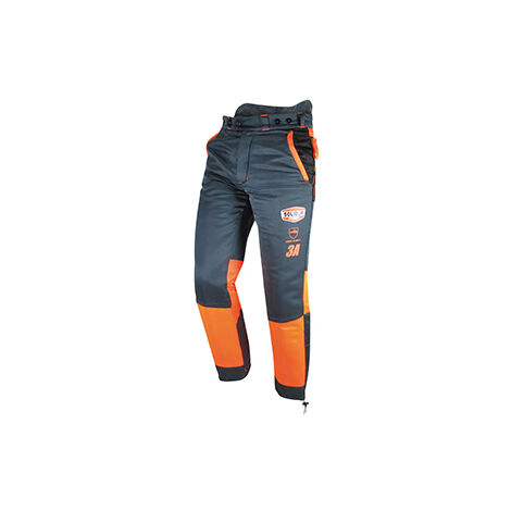 Pantalon De Bûcheronnage Multi-poches. Norme Ce En381-5, Classe 3 (28 M/s), Type A. Taille Xl 50/52.