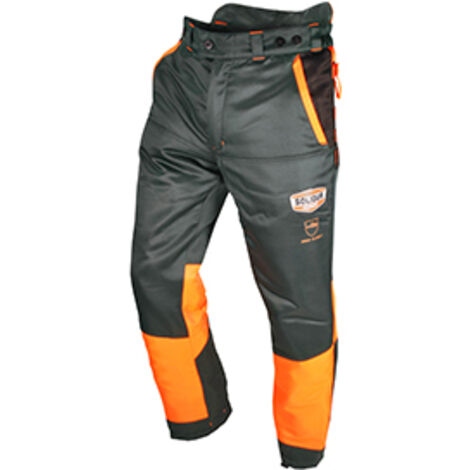 Pantalon De Bûcheronnage Ozaki Multi-poches Norme Ce En381-5, Classe 1 (20 M/s), Type A. Taille Xxl- (54/56). Homologué Kwf.