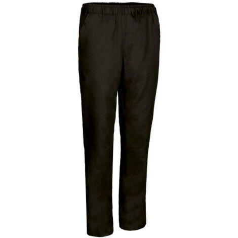 Pantalón de cocina con bolsillos y costuras reforzadas VALENTO SPICE S Negro