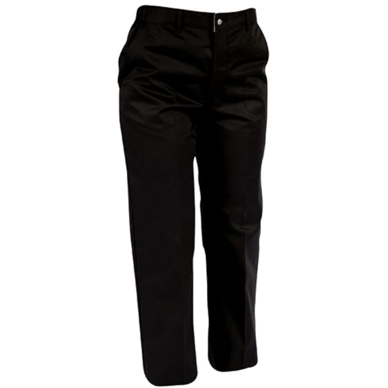 Pantalon de cuisine ceinture élastiquée Robur Timeo Noir 38 Pantalon de cuisine ceinture élastiquée Robur Timeo Noir 38