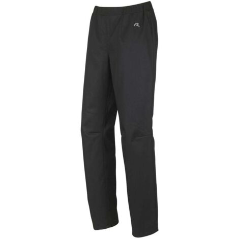 Pantalon de cuisine femme ceinture élastiquée Robur Rosace Noir 3XL