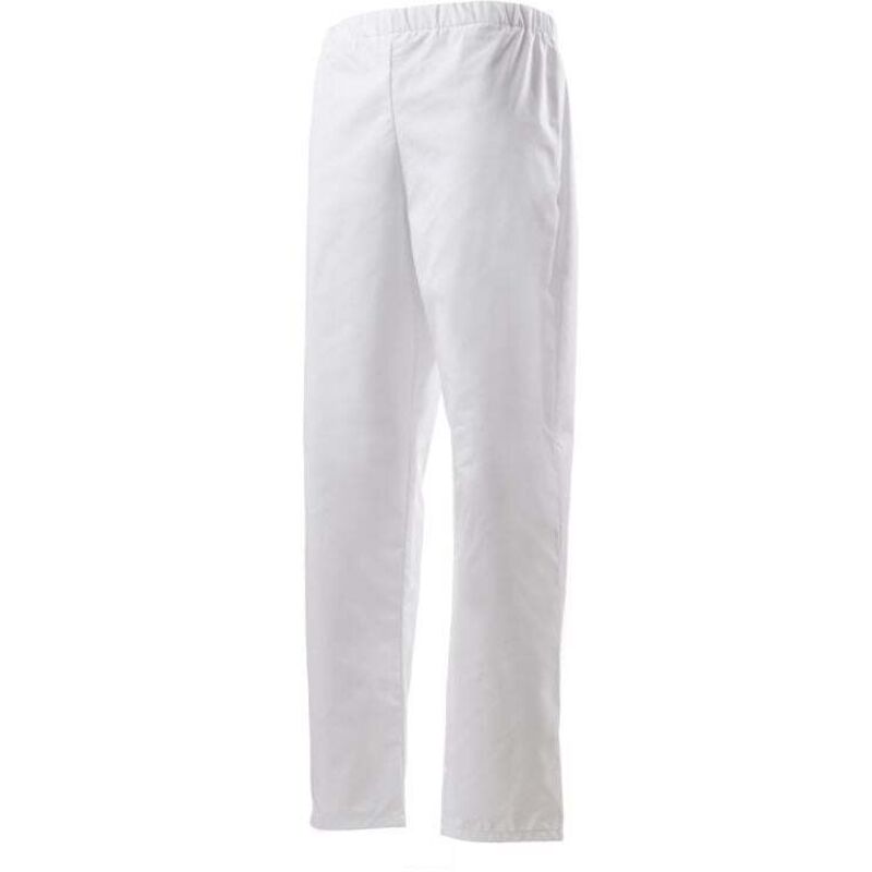 Pantalon de cuisine mixte ceinture élastiquée Robur Goyave Blanc xs Pantalon de cuisine mixte ceinture élastiquée Robur Goyave Blanc xs