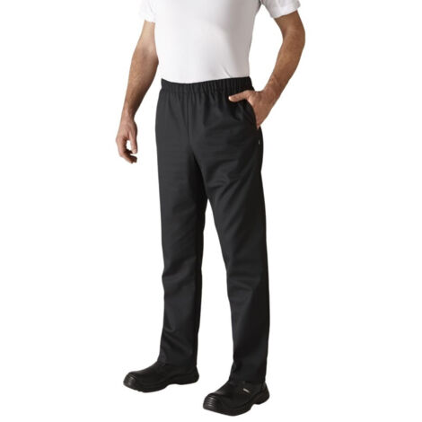 Pantalon de cuisine Robur Umini mixte Noir XL.