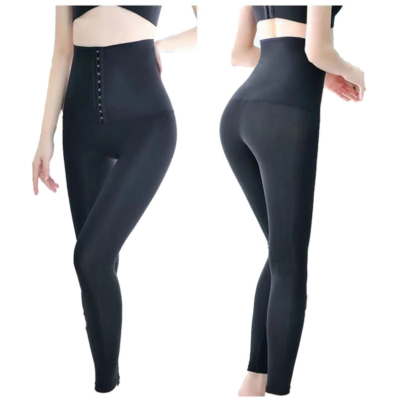 Pantalon de jogging femme gainant à taille haute pour le sport et le yoga