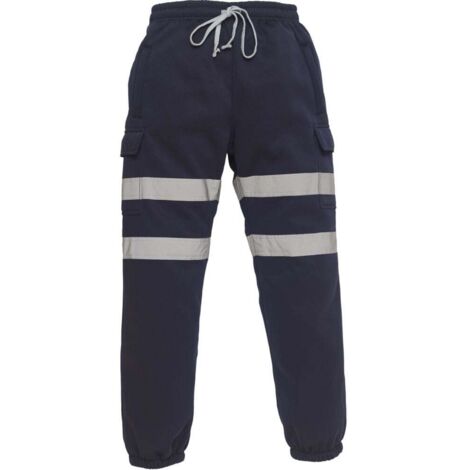 Pantalon de jogging haute visibilité Yoko CARGO Bleu Marine XXL