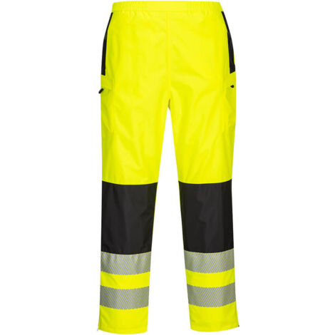 Pantalón de lluvia para mujer PW3 Hi-Vis Amarillo/Negro XL - ES(46-48) - UK(36-38)