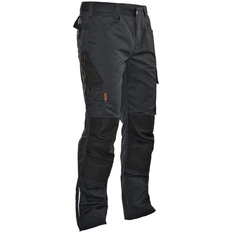 JOBMAN Pantalon de manutention 2321, noir, taille trapue 27 - Noir