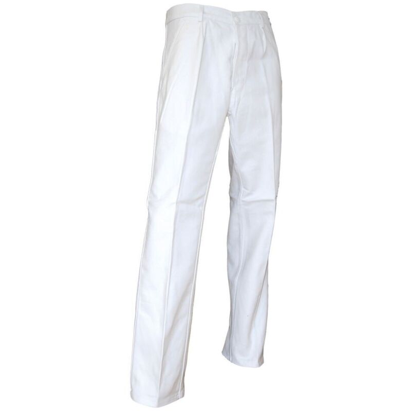 Pantalon de peintre LMA 100144 PINCEAU taille 52 blanc 100% coton