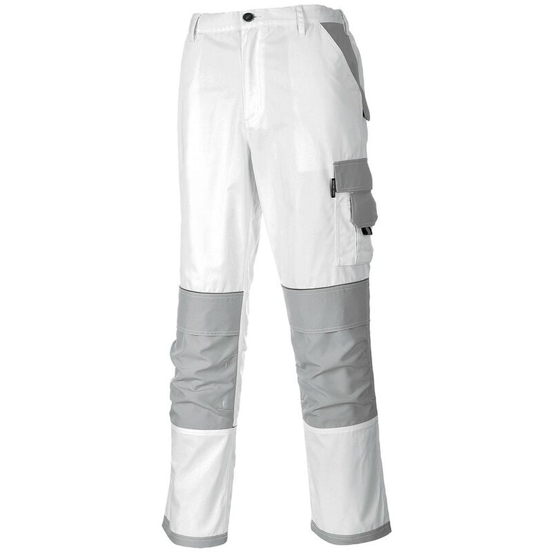 Portwest - Pantalon de peintre Craft Blanc m - Blanc