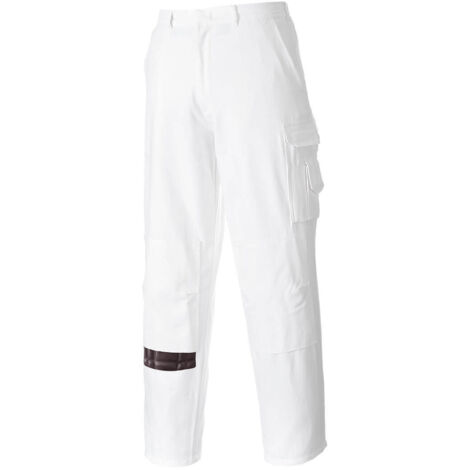 Pantalón de Pintor Blanco XS - FR(34-36) - UK(26-28)