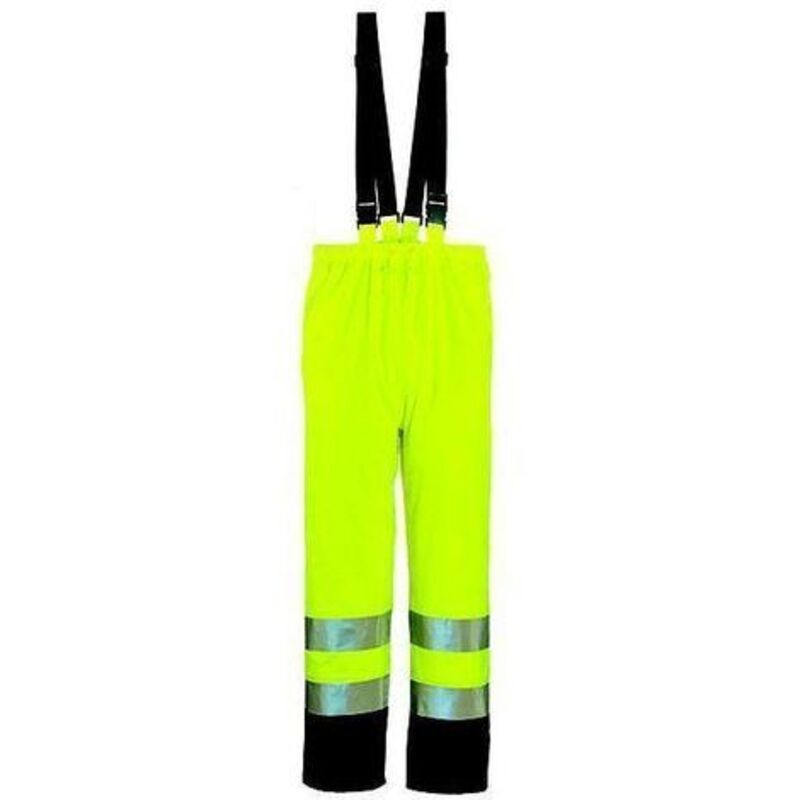Pantalon de pluie HARBOR polyuréthane HI-VIZ orange fluo/bleu marine 3M TL - COVERGUARD - 70341