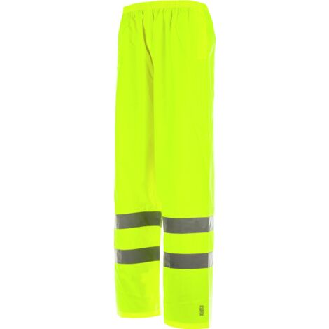 Pantalon de pluie haute visibilité EN 20471 1.2 et EN 343 3.1 Würth MODYF jaune  M