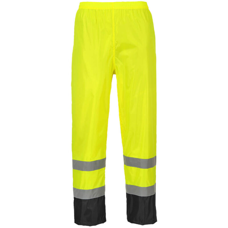 Pantalon de pluie Hi-Vis bicolore Jaune/Noir xl - FR(50-52) - UK(40-41)