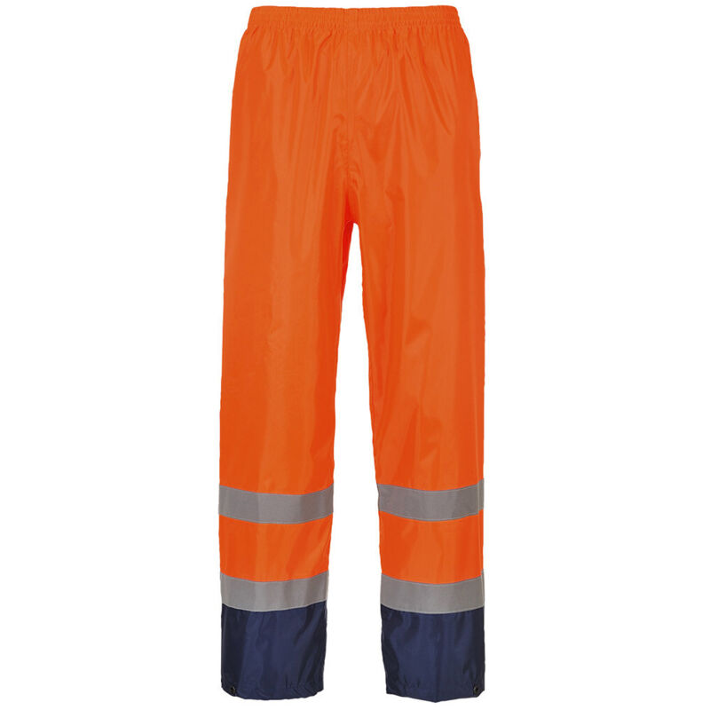Pantalon de pluie haute visibilité Portwest Bicolore Orange / Marine xl