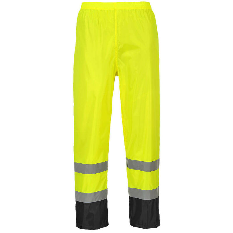 Pantalon de pluie haute visibilité Portwest Bicolore Jaune / Noir l