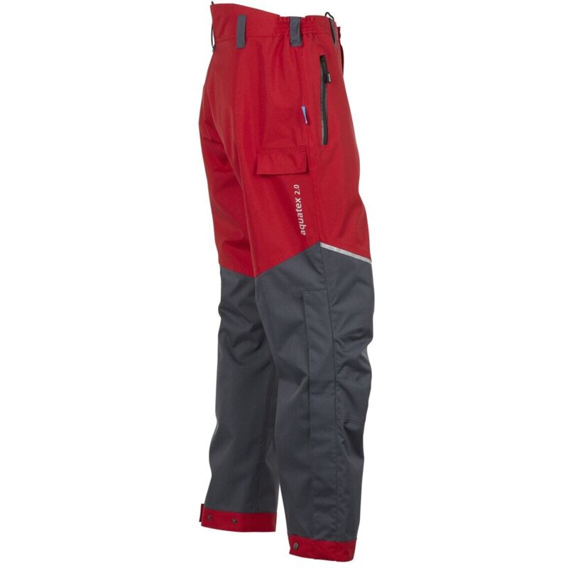 Pantalon de pluie KOX imperméable/Pantalon outdoor Aquatex 2.0 Orange/Gris Taille 46/48