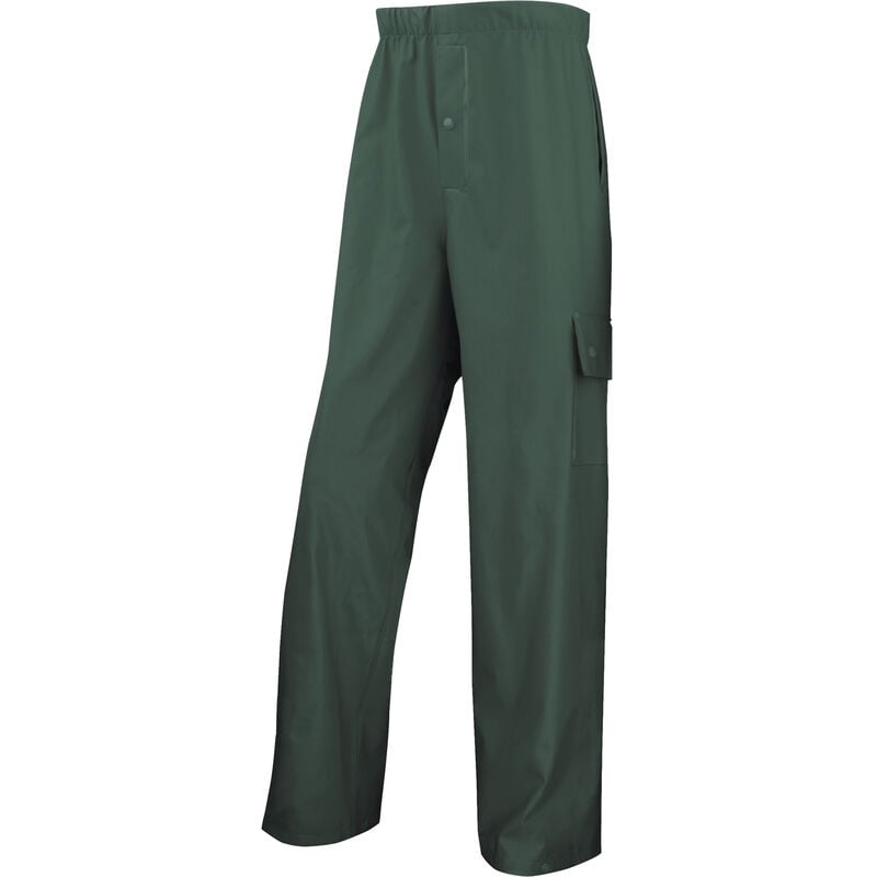 Delta Plus - Pantalon de pluie support polyester enduit semi pu D020850PANVE0 50/52 (2XL) - Vert