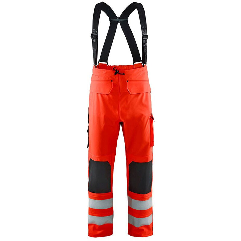 Pantalon de pluie haute-visiblité niveau 2 1302 - Rouge fluo xxl