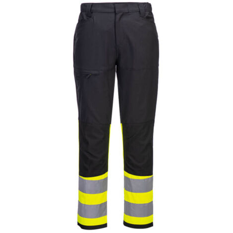 Pantalón de Servicio WX2 Eco Hi-Vis Clase 1 - Comodidad y Seguridad / Amarillo Negro / 48
