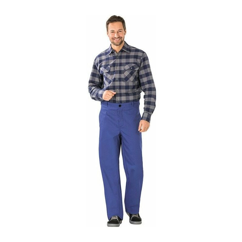 

Pantalón de soldar talla 56, azul flor PLANAM
