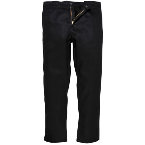 Pantalon de soudure 100% coton, taille S, PORTWEST - BZ30BKRS