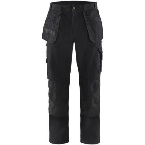 Pantalón de trabajo artesanal 1530131 - Negro S - FR(40) - SE(C46) - Corto