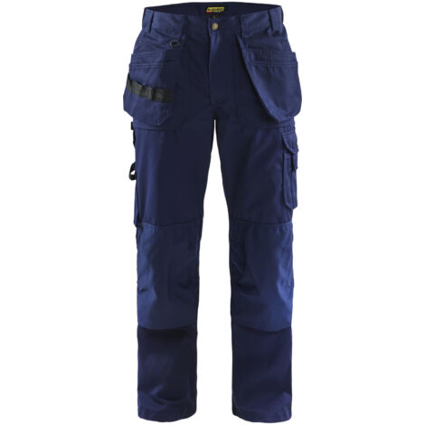 Pantalón de trabajo artesanal 1530186 - Marino M - FR(42) - SE(C48) - Corto