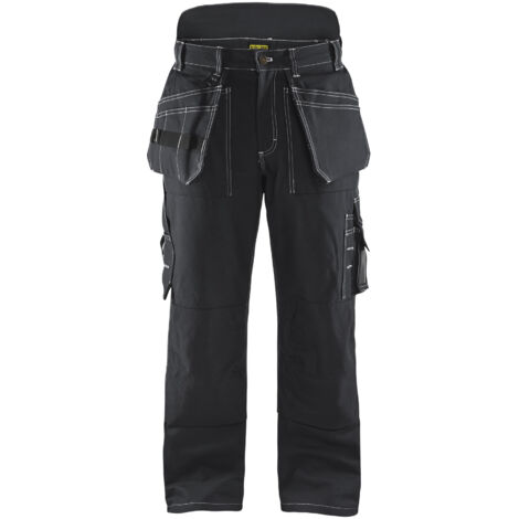 Pantalón de trabajo artesanal forrado 1515 - Negro M - ES(42) - SE(C48) - Normas