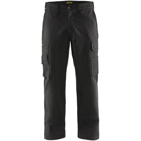 Pantalón de trabajo cargo 14001370 - Negro M - ES(42) - C48 - Corto