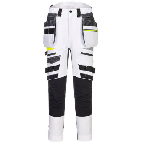 Pantalón de trabajo con tejido de altas prestaciones con rodilleras DX4 DX452 32 pulgadas Blanco
