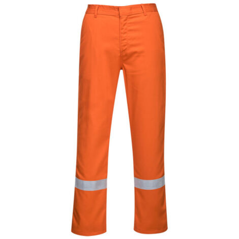 Pantalón de trabajo contra calor por contacto Bizweld Iona BZ14 L Naranja