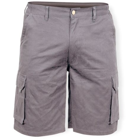 Pantalón de trabajo corto algodón basic Gris M Gris M