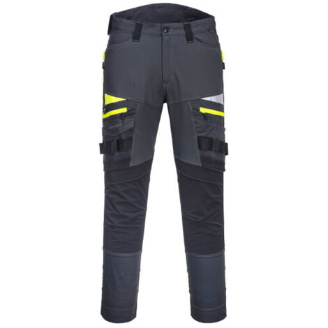 Pantalón de trabajo de alta visibilidad rodillas pre-curvadas DX4 DX449 33 pulgadas Gris metálico