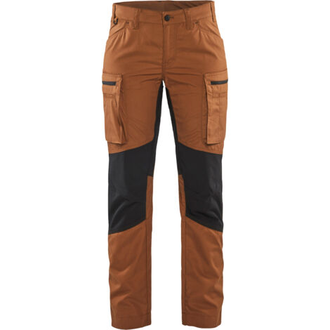 Pantalón de trabajo de mantenimiento elástico para mujer 7159 - Óxido/Negro M - FR(40) - SE(C38) - Normas
