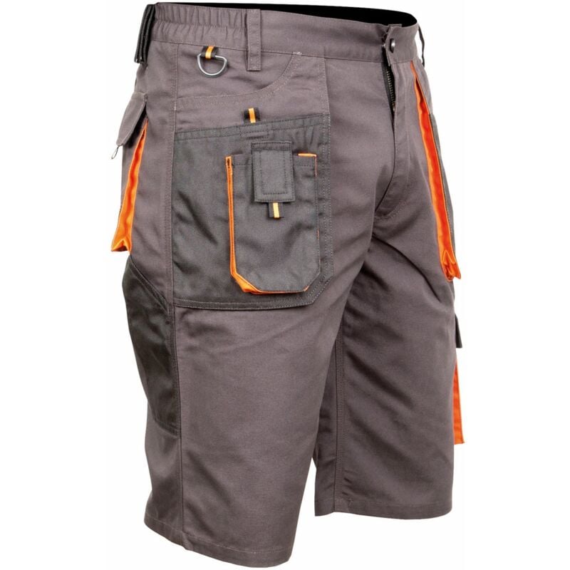 

Pantalón de trabajo duradero corto workfit-pro Gris/ negro/ naranja L - Gris/ negro/ naranja