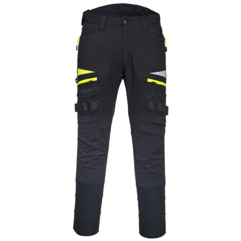 Pantalón de Trabajo DX4 - Alta Visibilidad y Comodidad / Negro / 36